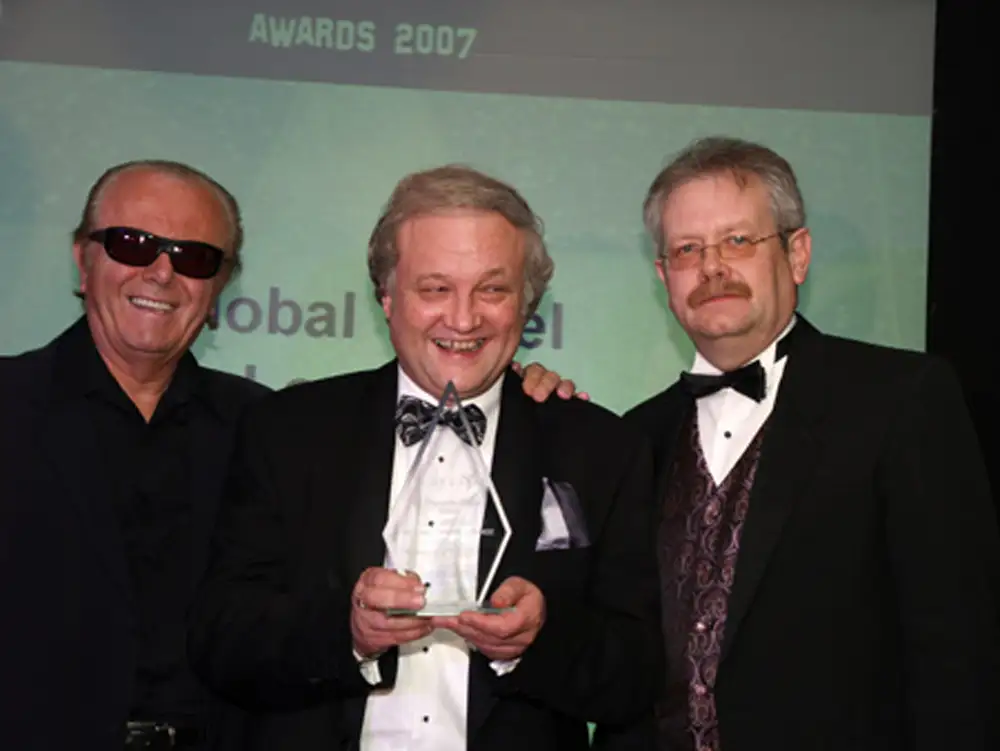Peter Buckell Travel receiving the Travel Company of the Year award